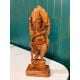 Handcrafted Wood Dancing Ganesha Statue